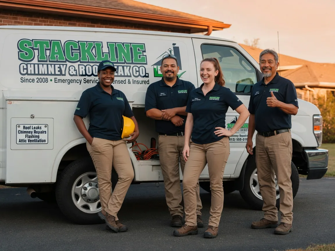 Chimney flashing repair company in Kesley, IA